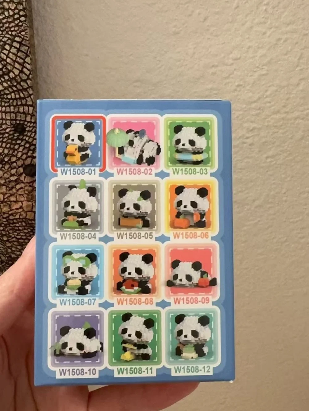 Bricks make a wise life: Interactive block for kids: Panda